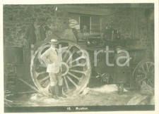 1936 ETIOPIA AOI ? Azienda agricola coloniale italiana Trattore RUSTON *Foto