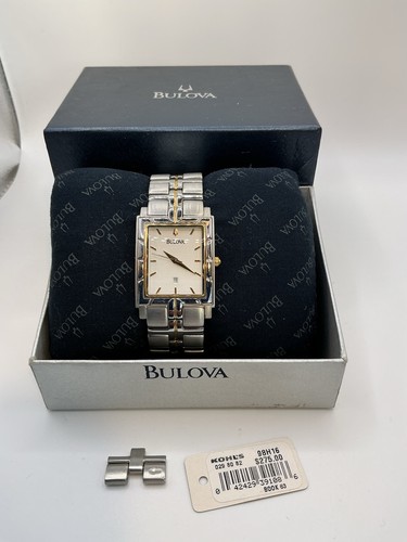 Bulova 98h16 silver tone wrist - bulova,