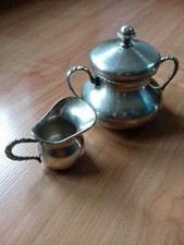 Piccola Lattiera +zuccheriera Antici Argento 800