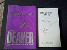 DEAVER  ,JEFFREY ,+SIGNED+THE EMPTY CHAIR,2000,HODDER AND STOUGHTON.GREAT WRITER