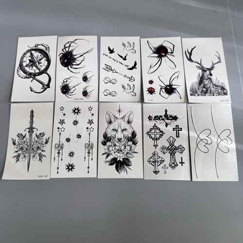 Lotto fogli tatuaggi - 10,