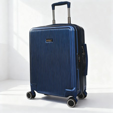 Trolley Cabina 55x40x20 Bagaglio Mano ABS/PC Alluminio 4 Ruote Silent Ryanair