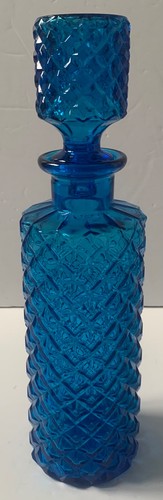 Vintage empoli decanter blu - empoli,