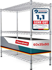 Scaffale con ripiani a griglia