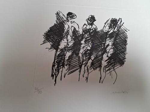 Ennio morlotti incisione - ennio,