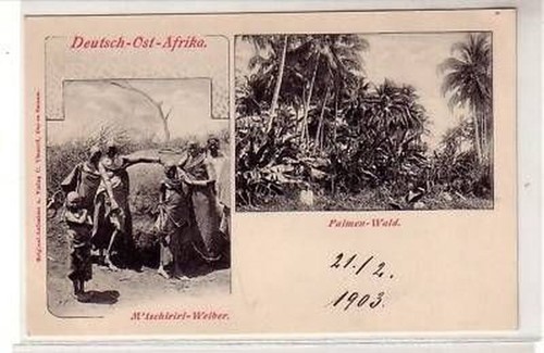 25058 cartolina tedesca - , africa