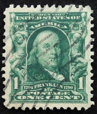 Francobollo usato Stati Uniti