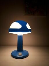 IKEA SKOJIG Lampada da Tavolo Vintage Forma di Fungo Azzurro Nuvola Anni 90