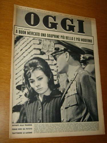 Oggi 1962 farah diba reza - 1962/13=farah,