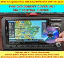AUDI Navigation Plus RNS-E EUROPE MAP DVD "B" 2020 AGGIORNAMENTO A3, A4, A6, R8,RS3, S3