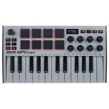 AKAI Professional MPK Mini MK3 (Grigio) - Tastiera MIDI Controller USB