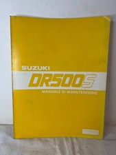 SUZUKI DR500S Manuale di manutenzione Officina Service manual 1981 RARO ITALIANO