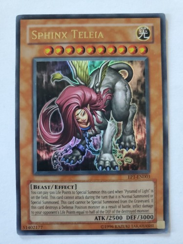 Yugioh sphinx teleia - yugioh,
