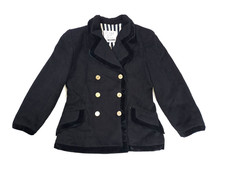 Blazer giacca nero misto lana