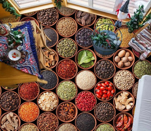 Carta parati peperoncino - da,