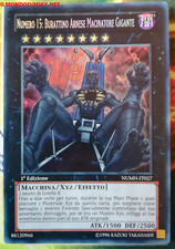 YU-GI-OH  Numero 15: Burattino Arnese Macinatore Gigante NUMH-IT027 1a Edizione 