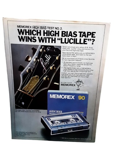 Nastro memorex lucille - memorex, gibson