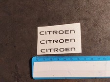 Adesivo Vinile Nero Opaco Logo Citroen Tuning Auto  Casa Ufficio