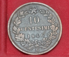 Italia 10 Cent 1866 Milano in MB