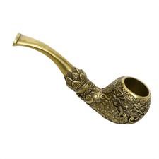 Solid Brass Flower Fish Pipe