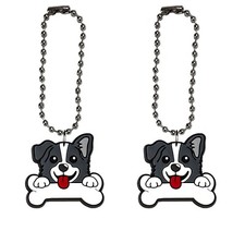 Bicchiere cane collie catena