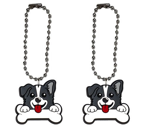 Bicchiere cane collie - , catena