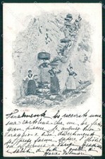 Napoli Capri Costumi cartolina MX1097