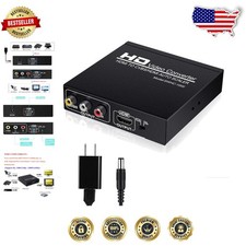 Splitter convertitore compatto HDMI a RCA - 1 ingresso a 2 uscite, supporto 1080P