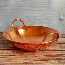 Pentola calda in rame con