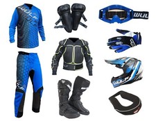 Set Adulto MX Wulfsport 2024 CORSAIR Motocross ULTRA COMPLETO Blu #C7