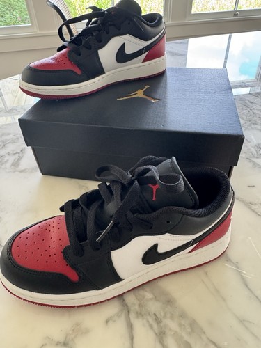 Nike air jordan low bred - jordan, toe