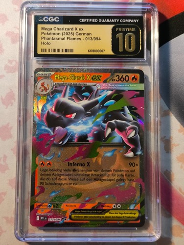 Mega charizard 013 - ex, cgc