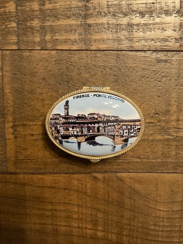 Portapillole vintage tono oro