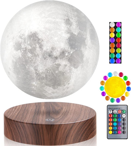 Lampada luna stampata con - lampada,
