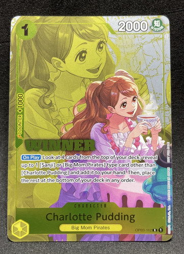 Charlotte pudding winner pack - charlotte,