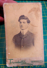 ANTICA FOTO CARTONATA - FOTOGRAFO TROMBETTA CAMPOBASSO -