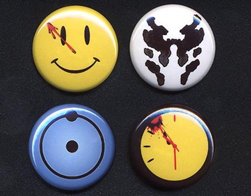 Watchmen badges four button - watchmen,