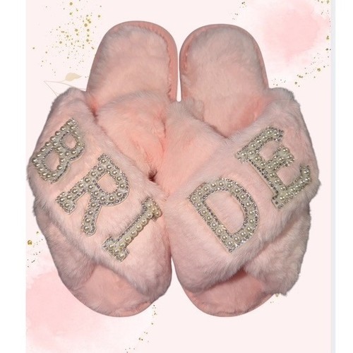 Pantofole sposa pelliccia - sposa,