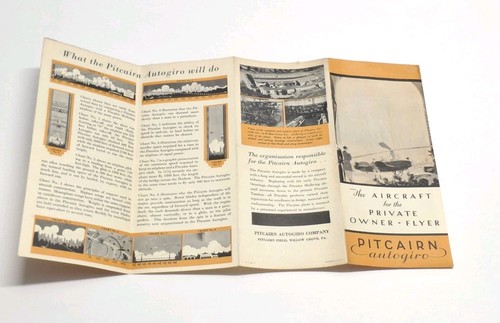 Pitcairn autogiro willow grove - willow,