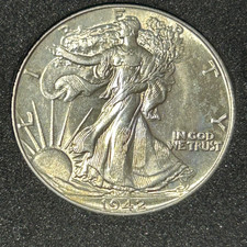 1942 Walking Liberty mezzo