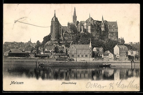 Meissen albrechtsburg visto - meissen,,