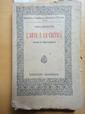 1925-L'ARTE E LA CRITICA