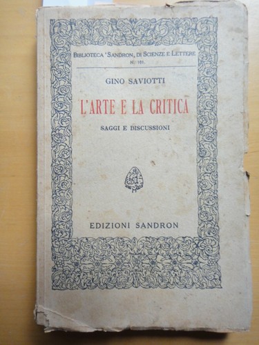 1925 arte la critica - 1925-l'arte, e