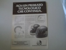 advertising Pubblicità 1980 CASCO HELMET AGV X-3000 S/CX 2000