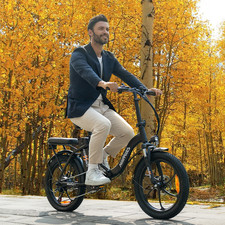 HillMiles Bicicletta Elettrica 36V 20 Zoll Cycling Folding All Terrains E-Bike