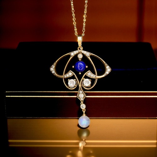 Collana pendente dorato lapis - dorato,