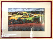 Milton Glaser Paesaggi Toscani Serigrafia View of Volpaia 48/300 Firmata Ottimo