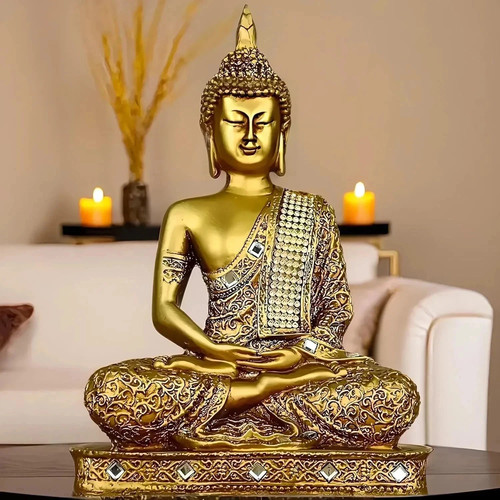 Meditating sitting buddha - sitting,
