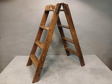 Vecchia Scala Doppia In Legno 