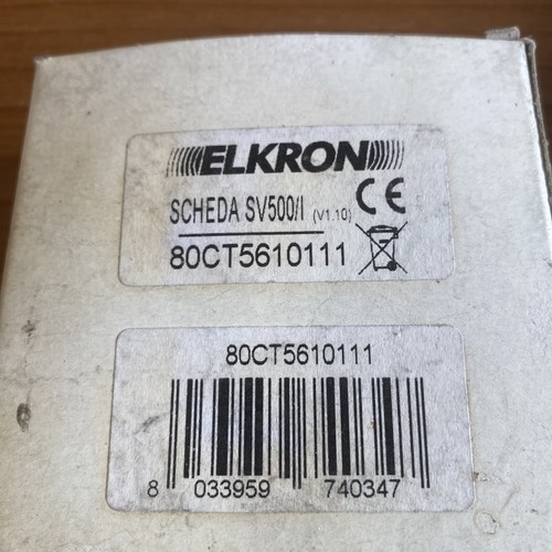 Elkron sv500i scheda - elkron, di